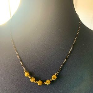 Necklace filigree bead